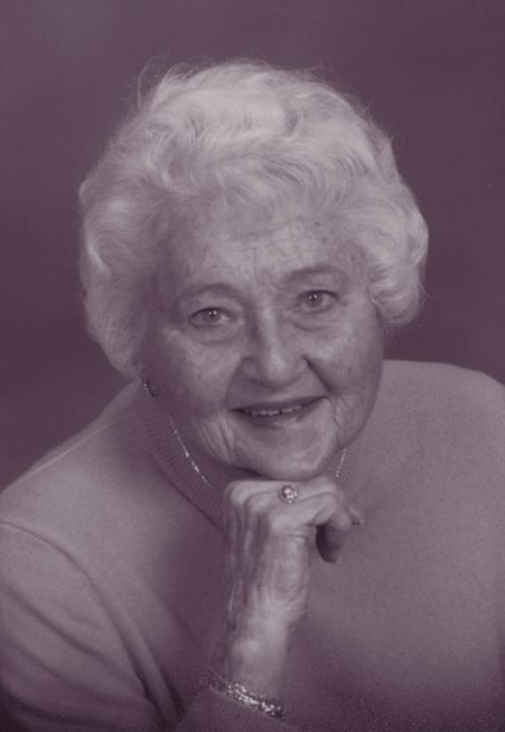 Portrait of Lillian Bernhagen, smiling.