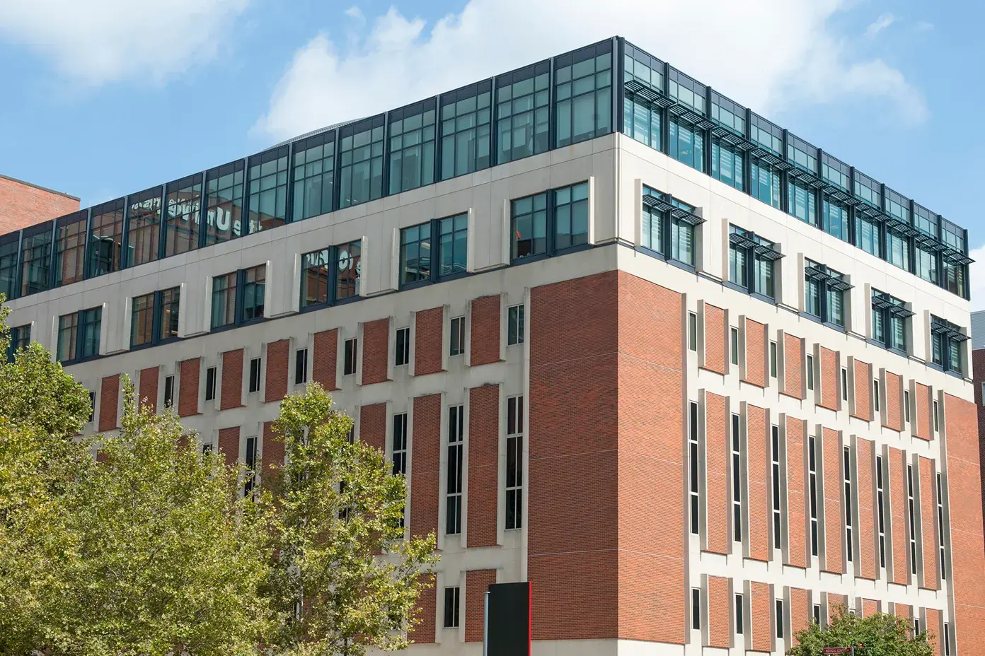 Exterior of Prior Hall.