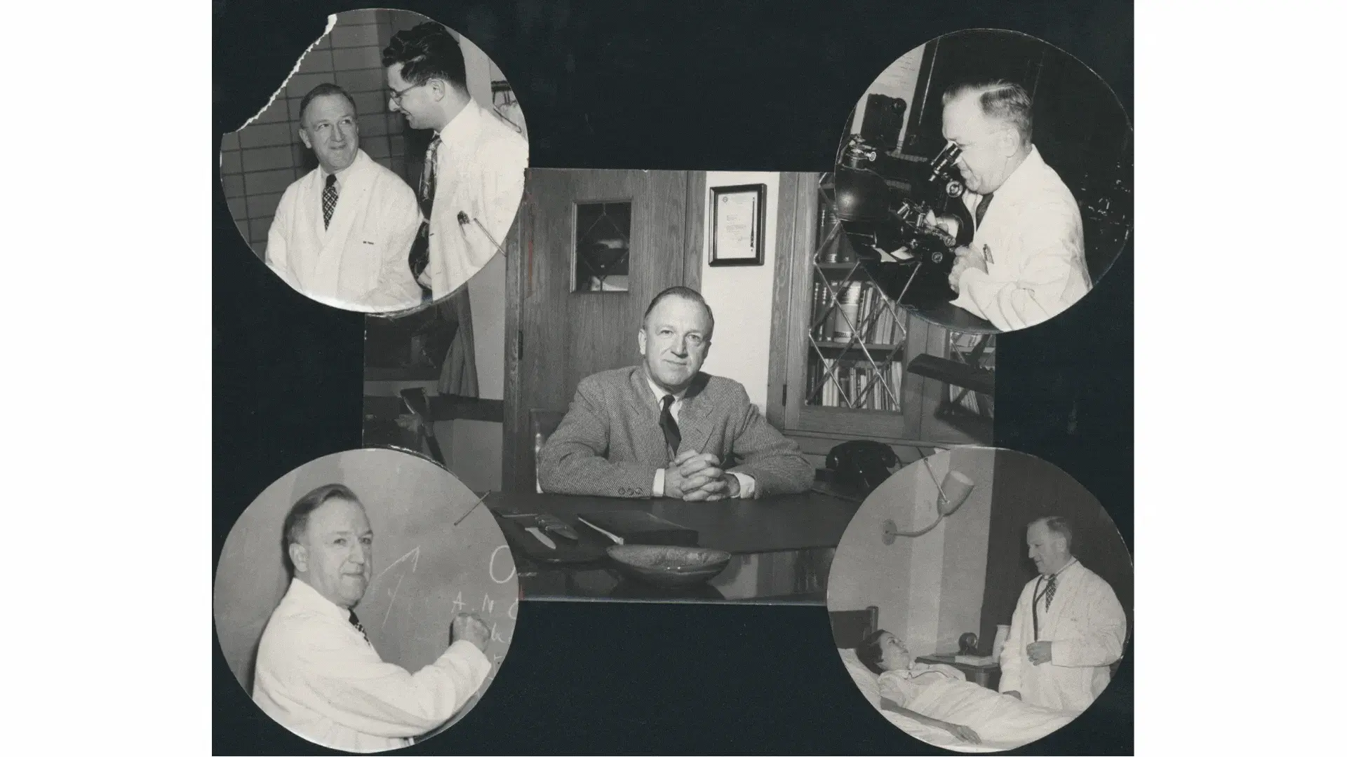 Collage of Charles Doan as a professor and researcher at The Ohio State University.