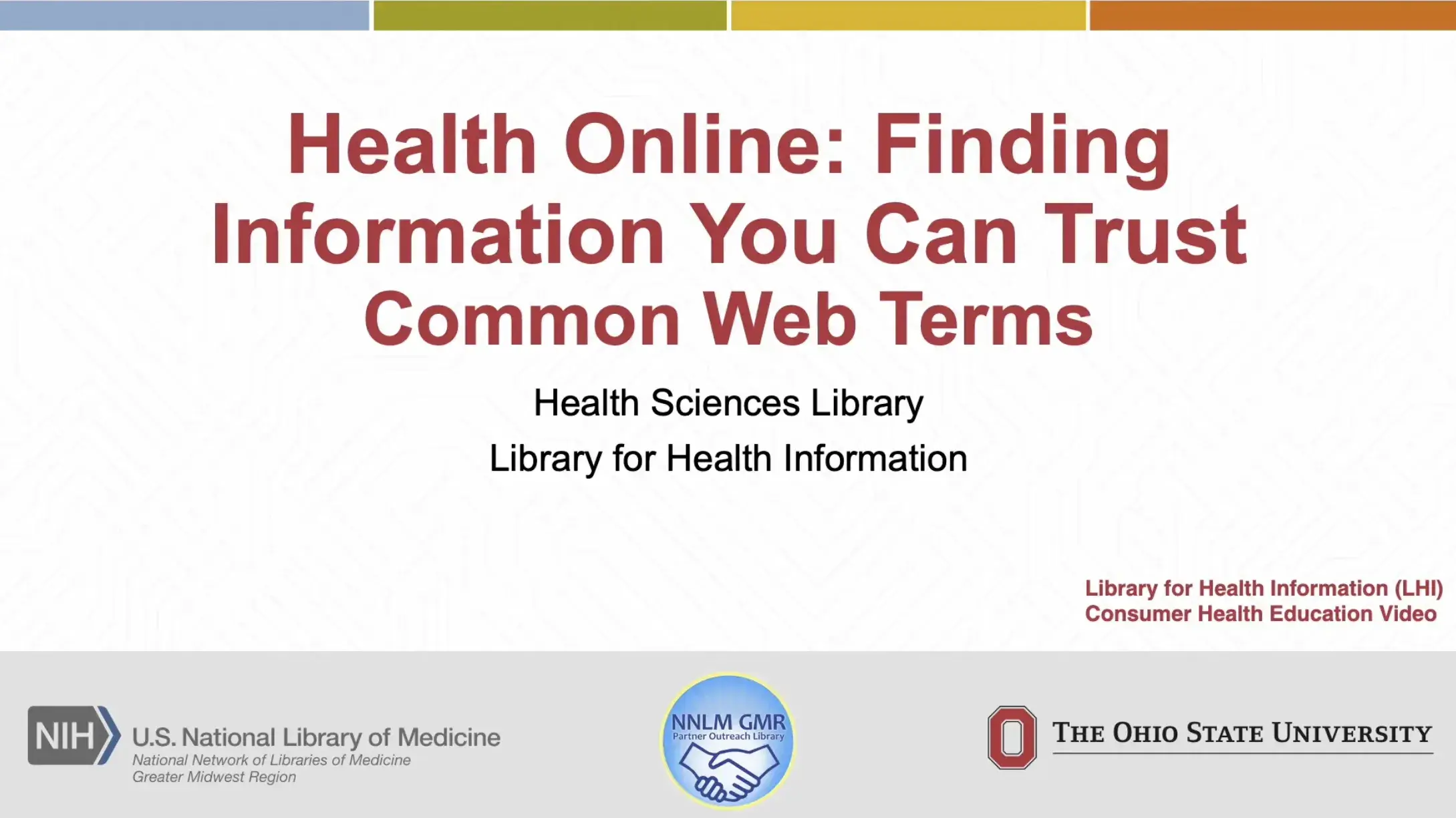 Common Web Terms Video Thumbnail